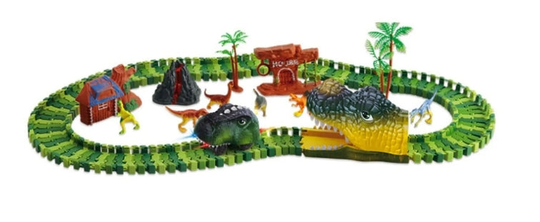 113pc Dinosaur Toys Race Track