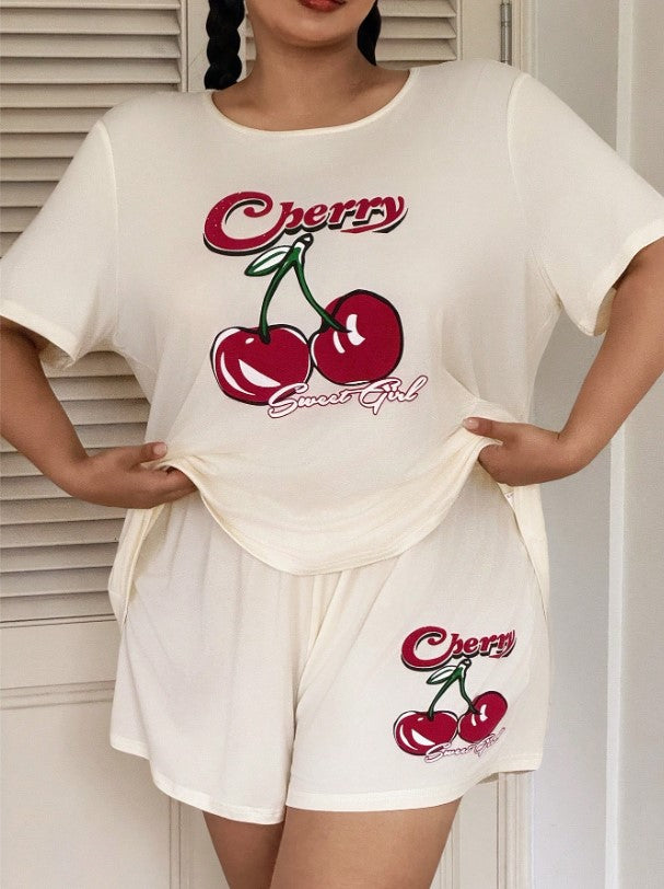 ππ€ Cherry PJ Shorts Set π€π