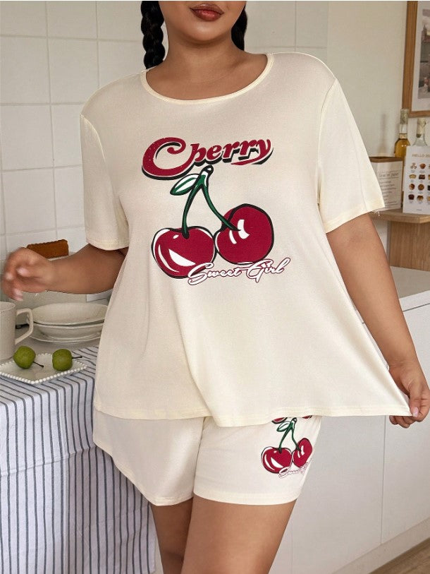 ππ€ Cherry PJ Shorts Set π€π