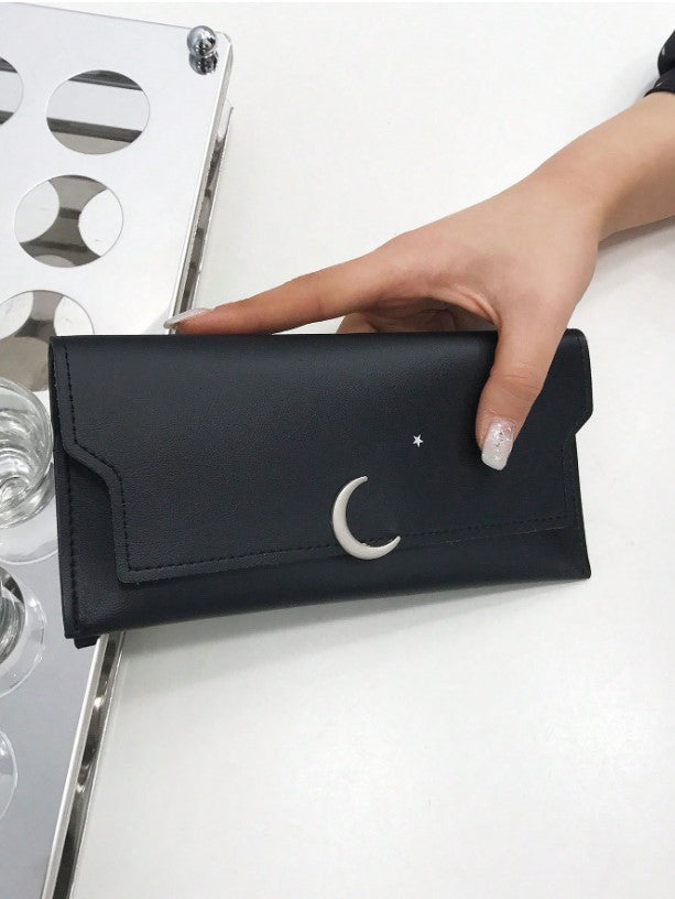 Moon & Star Black Purse