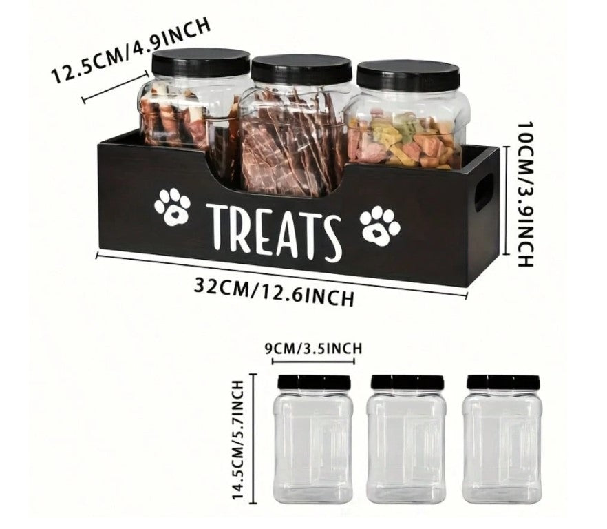 🐾 Wooden Pet Treat Holder 🐾