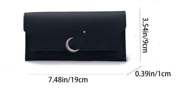 Moon & Star Black Purse
