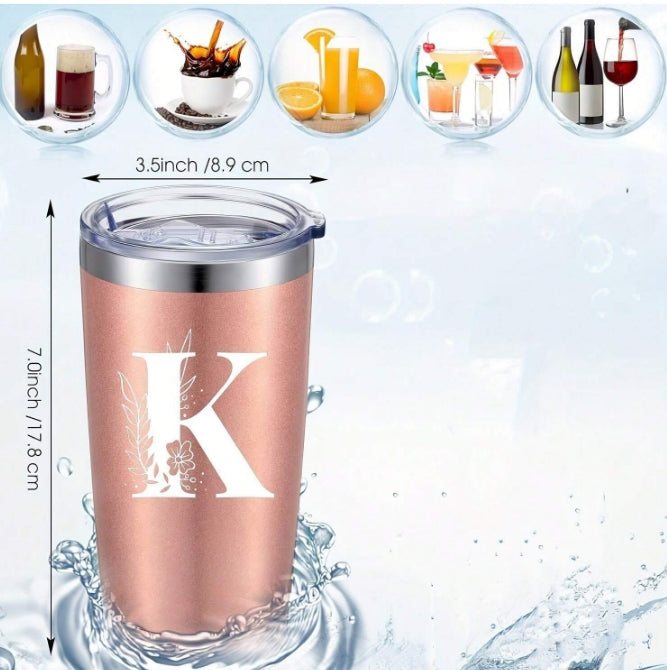20oz Initial Insulated Stainless Steel Tumbler