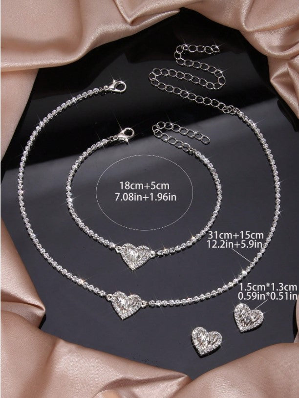 π Heart Jewellery Set π