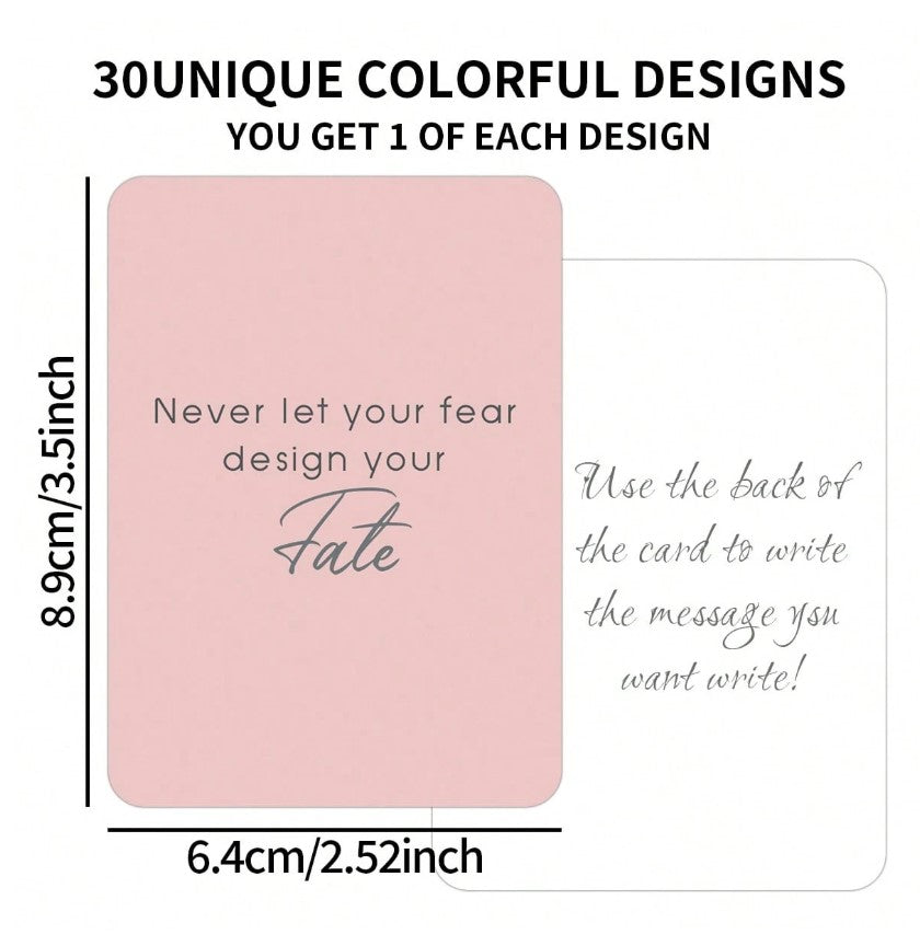 ๐ 30pc Inspirational Affirmation Cards ๐