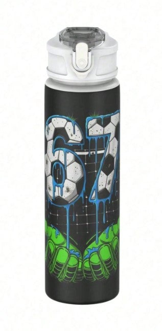 ⚽ 6 7 Football Water Bottle ⚽