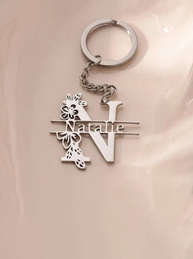Personalised Name & Initial Keyrings