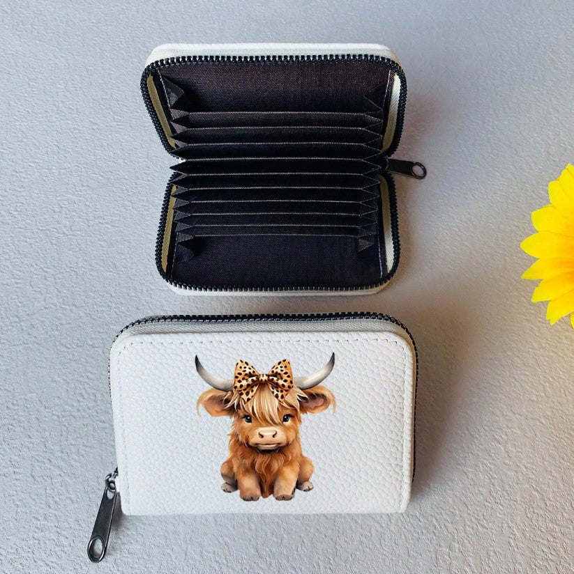 ๐ฎ Highland Cow Printed Card Holder ๐ฎ