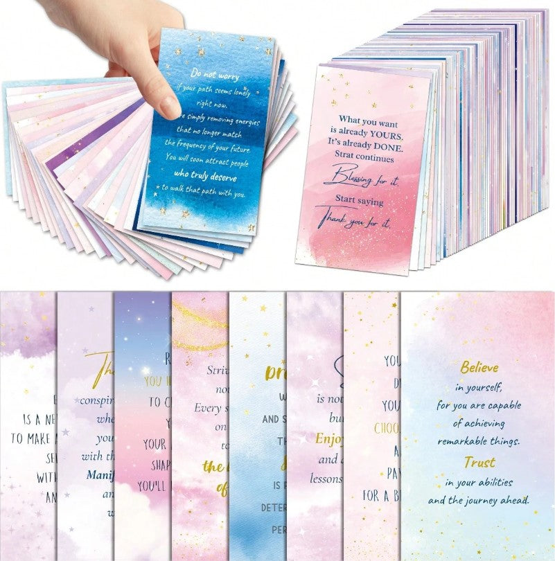 60pc Positive Affirmation Cards
