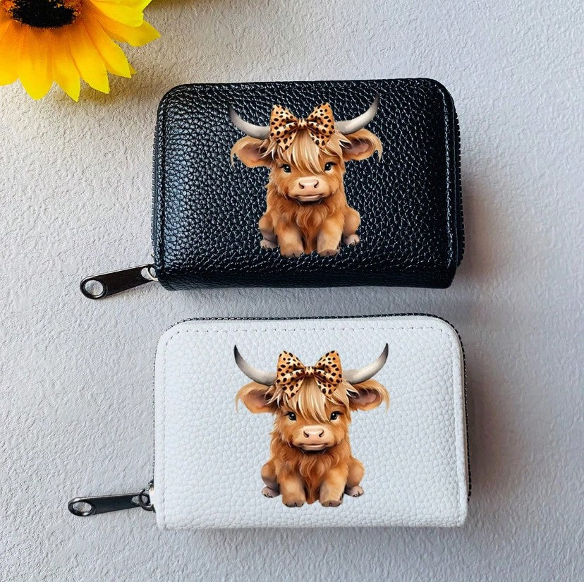 ๐ฎ Highland Cow Printed Card Holder ๐ฎ