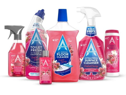 Astonish Frosted Winter Cherry Cleaning Bundle 6 Piece