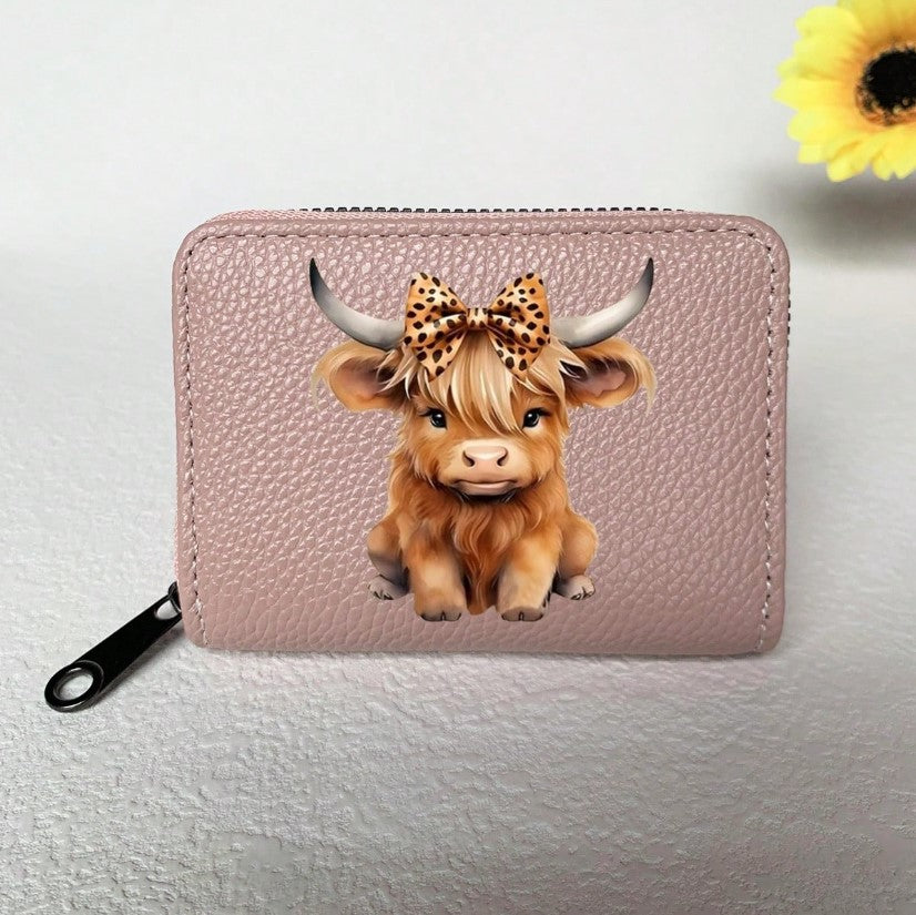 ๐ฎ Highland Cow Printed Card Holder ๐ฎ
