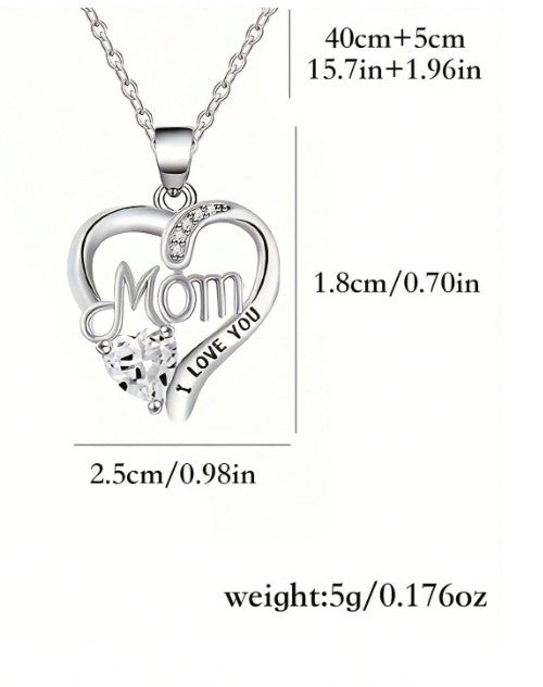 🌹 Mom Necklace With Optional Box 🌹