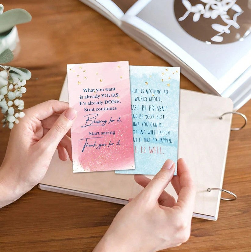 60pc Positive Affirmation Cards