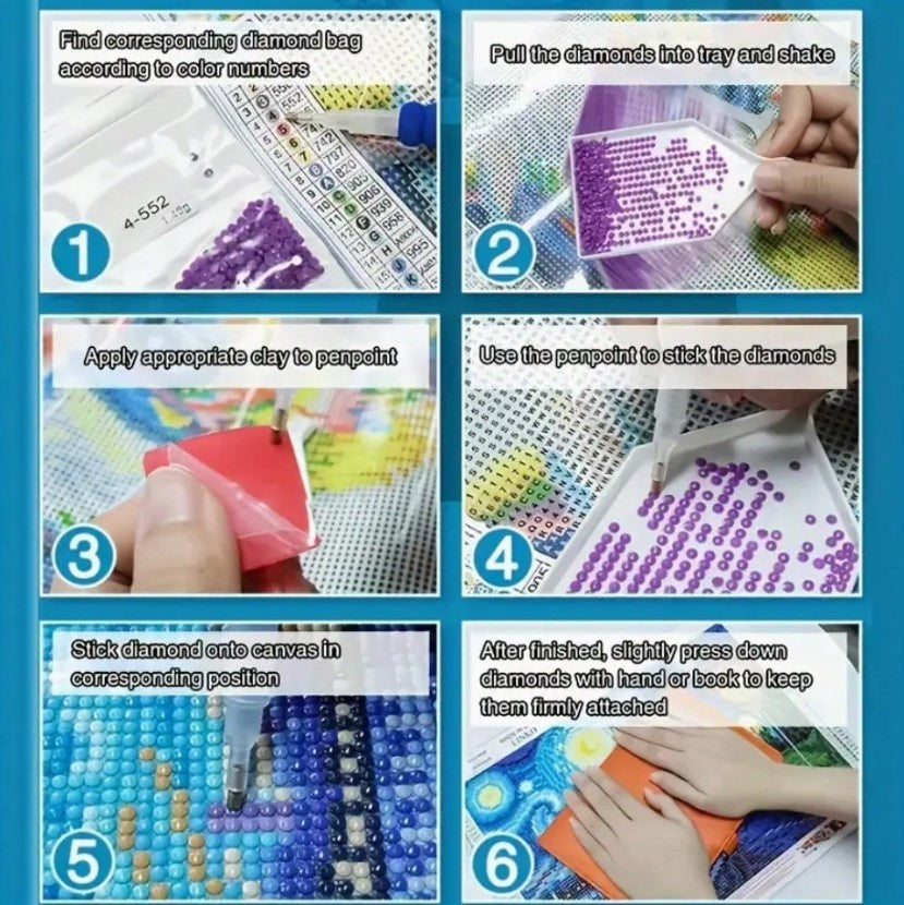 π¦ Pink Majestic Lion β Full Round Diamond Painting Kits