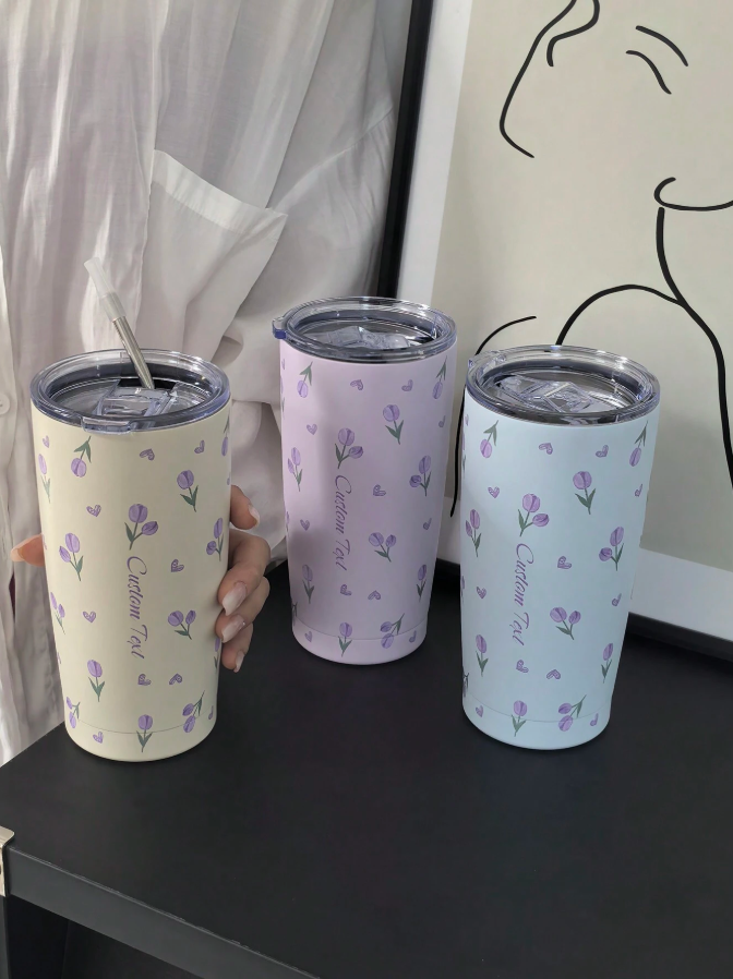 🌷 20oz Tulip Vacuum Insulated Stainless Steel Tumbler 🌷