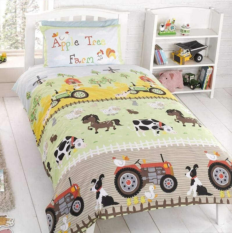 ๐ Apple Tree Farm Junior Single Duvet Set ๐