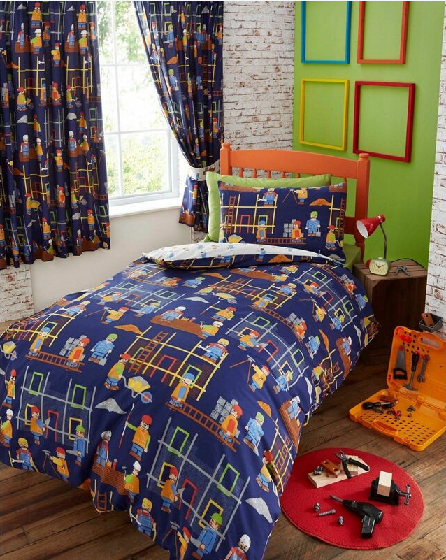 👷 Building Site Single Junior Duvet Set 👷