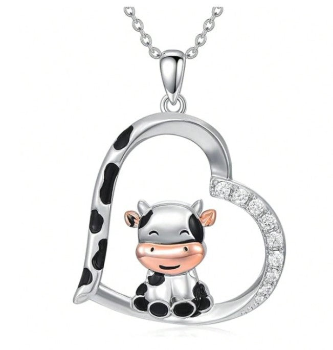 π Adorable Cow Pendant Necklace π