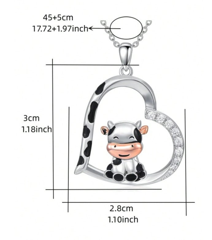 π Adorable Cow Pendant Necklace π