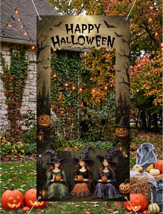 🔮 Halloween - Witch Photo Backdrop 60*120cm 🔮