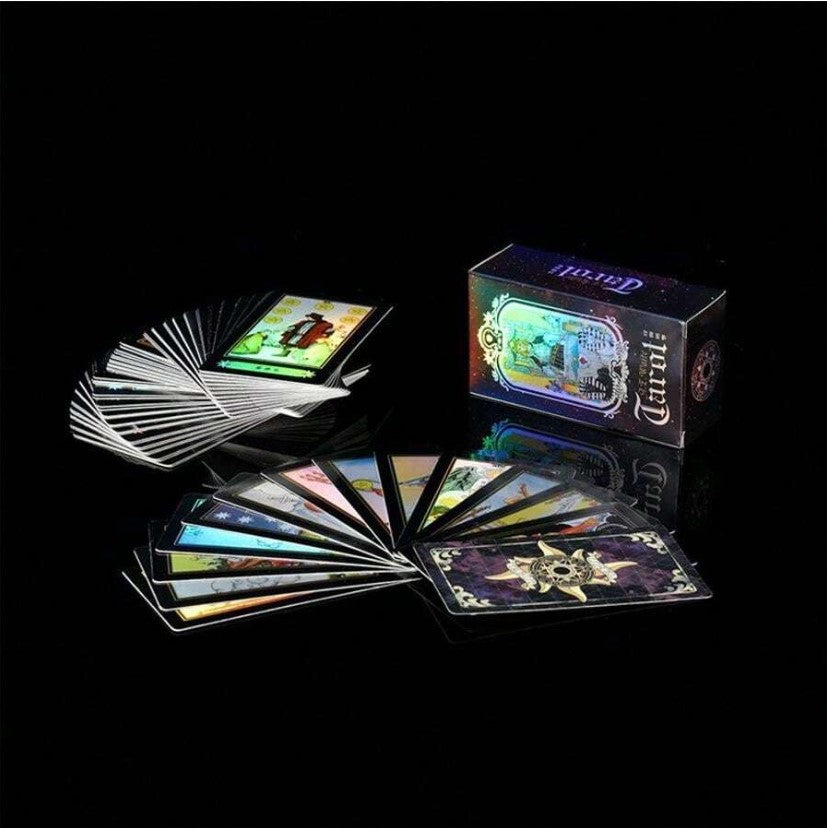 🔮 Classic Waite Tarot Cards Deck – 78 Holographic Cards 🔮