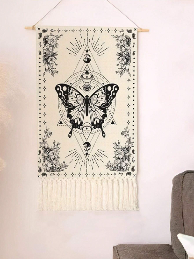 🦋 Mystic Butterfly Tassel Tapestry 🦋