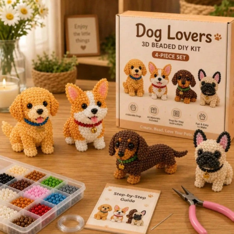 🐶 Dog Lovers Beaded Animal Kit 🐶