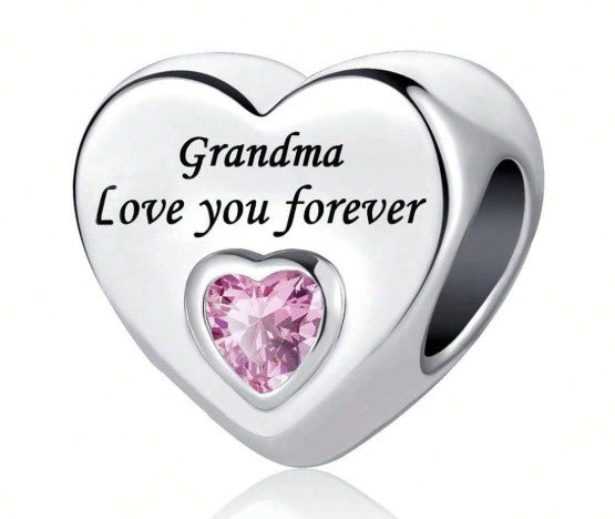 πβ¨ Elegant Silver-Plated Heart Pendant Charm β¨π