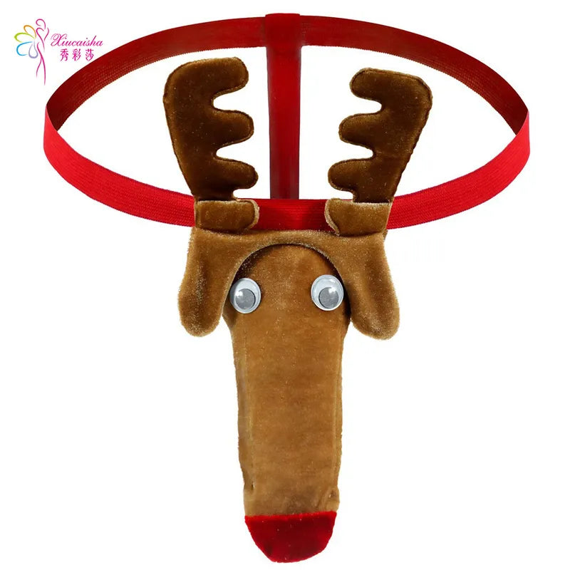🦌 Naughty Reindeer Men’s Thong 🦌