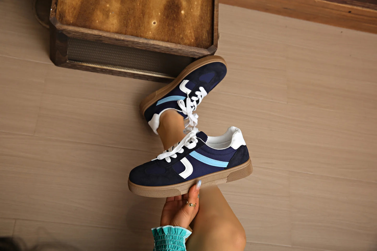 Ladies Gum Sole Trainers