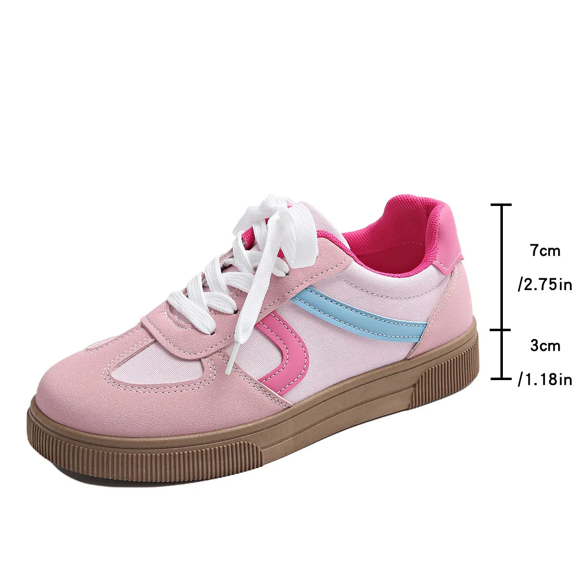 Ladies Gum Sole Trainers