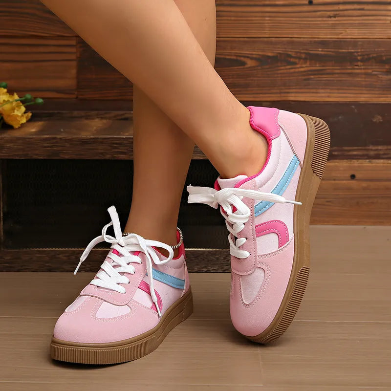 Ladies Gum Sole Trainers
