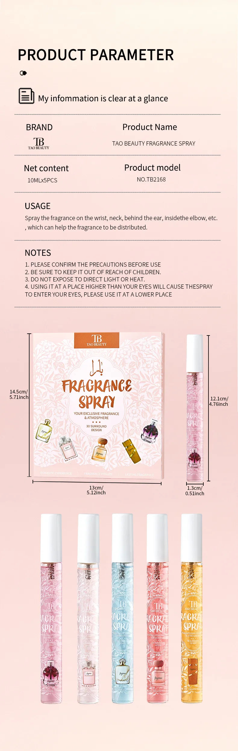 🌷✨ Beauty Fragrance Spray Set ✨🌷