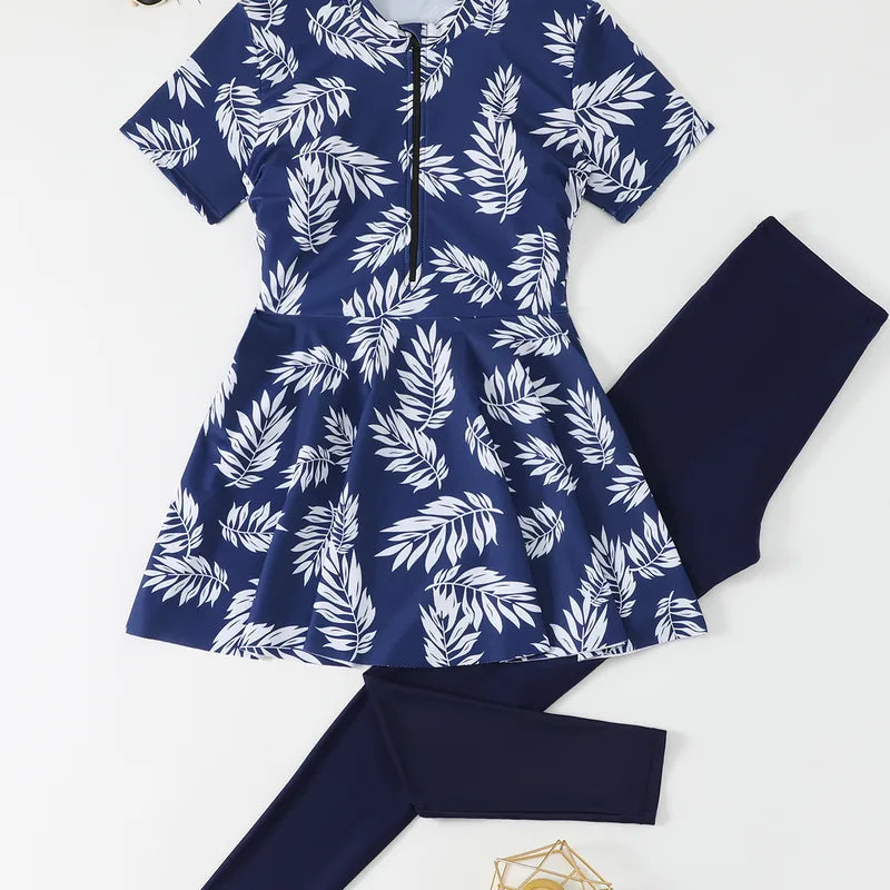 🌴 Tropical Women’s Split Swimsuit 🌴