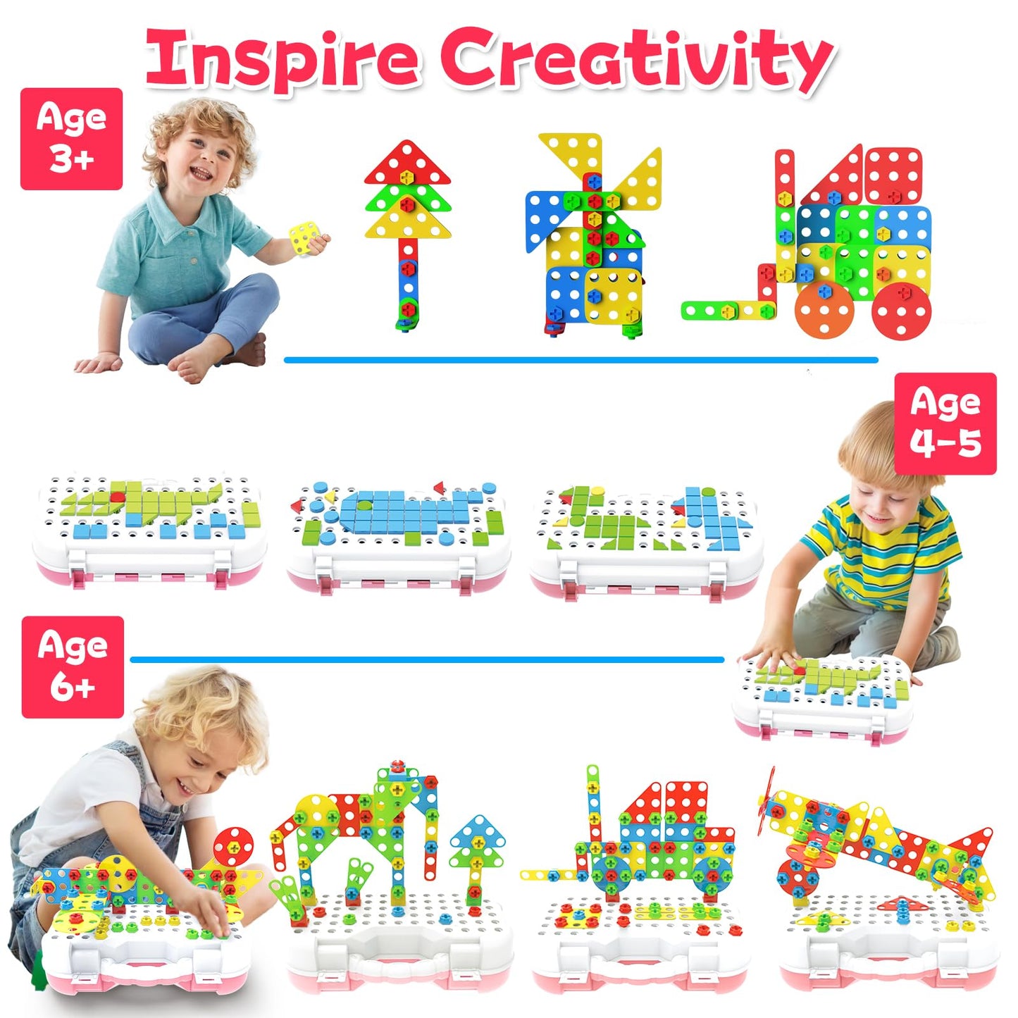🧩🚀 240pc Building Blocks Set 🚀🧩