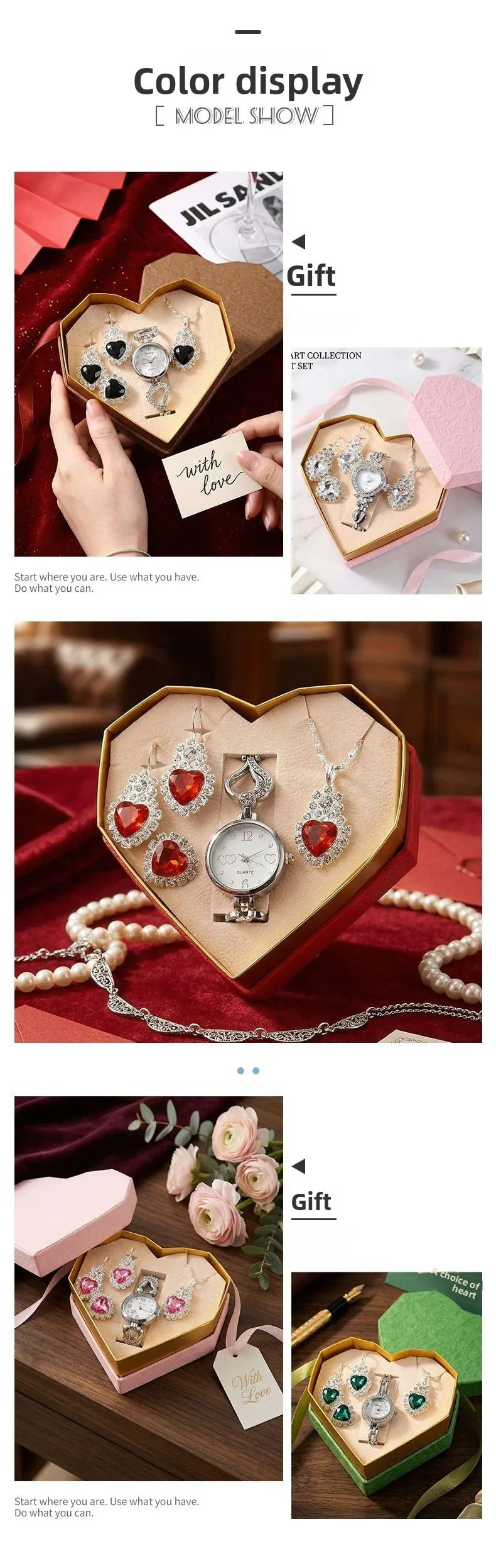 ❤️ Heart Jewellery Gift Sets ❤️