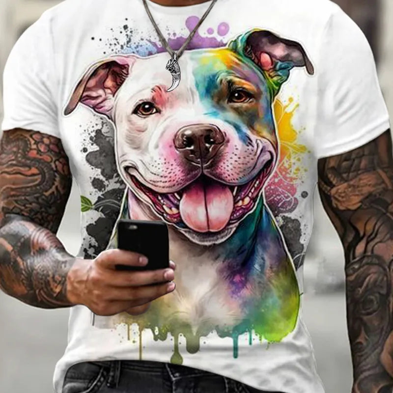 🐶🔥 Staff Dog Men’s T-Shirt! 🔥🐶