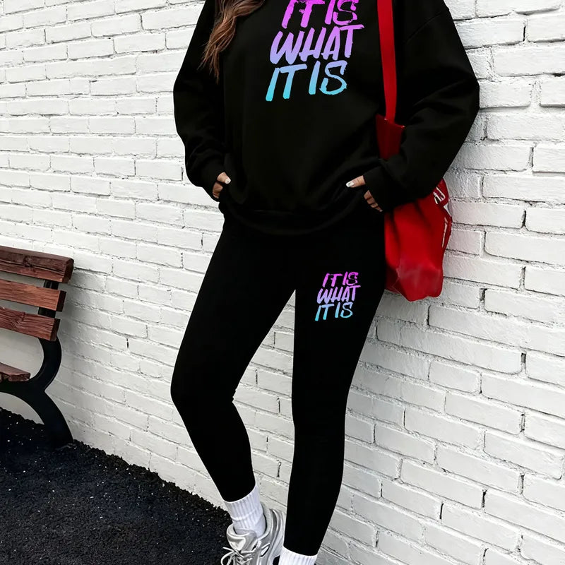 2pc "It Is What It Is" Lounge Set