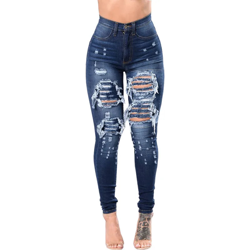 Ladies Ripped Jeans
