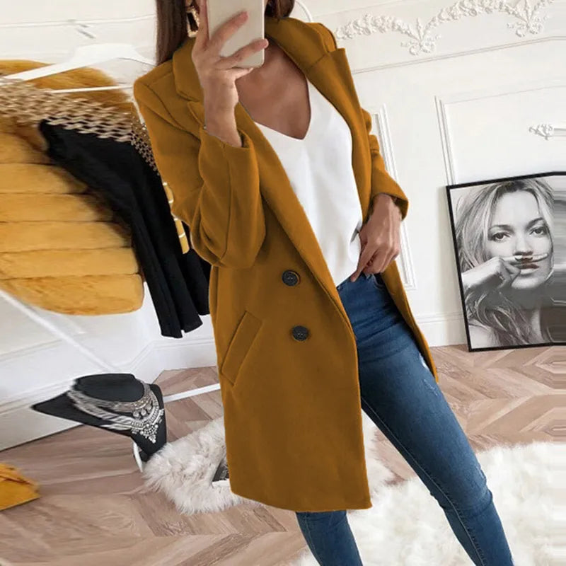 Elegant Streetwear Single Breasted Coats