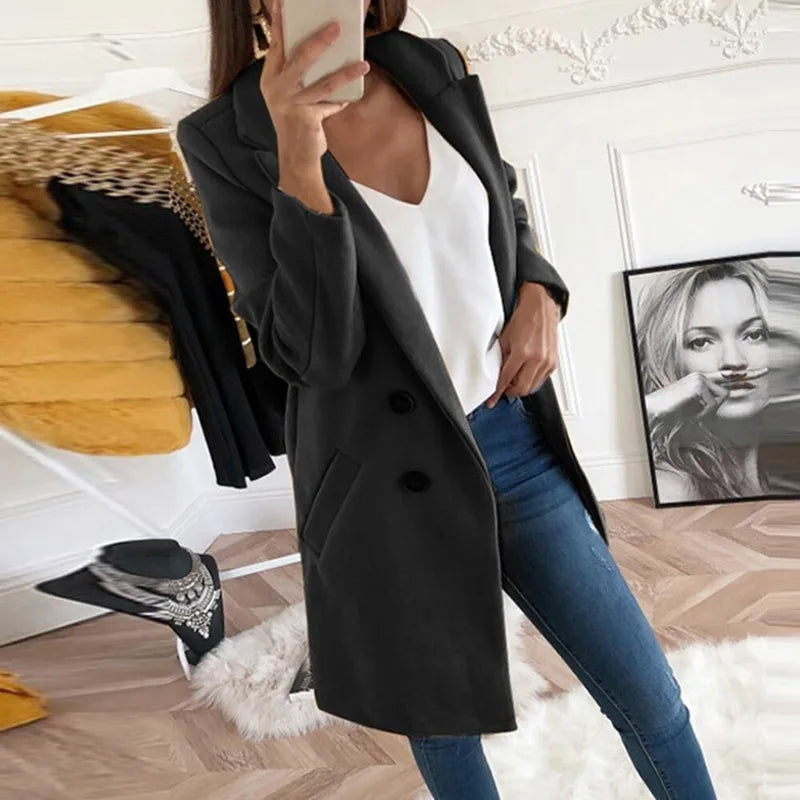 Elegant Streetwear Single Breasted Coats