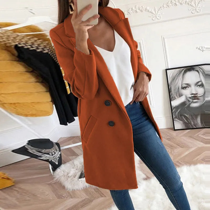 Elegant Streetwear Single Breasted Coats