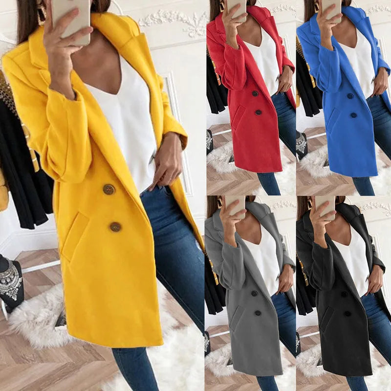 Elegant Streetwear Single Breasted Coats