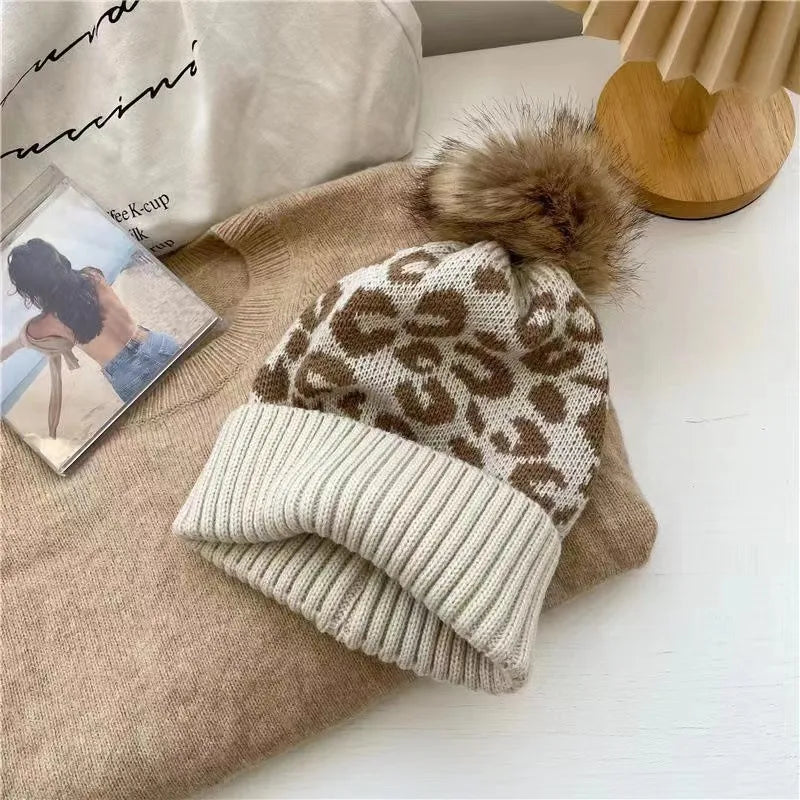 ๐ Leopard Print Bobble Hats ๐