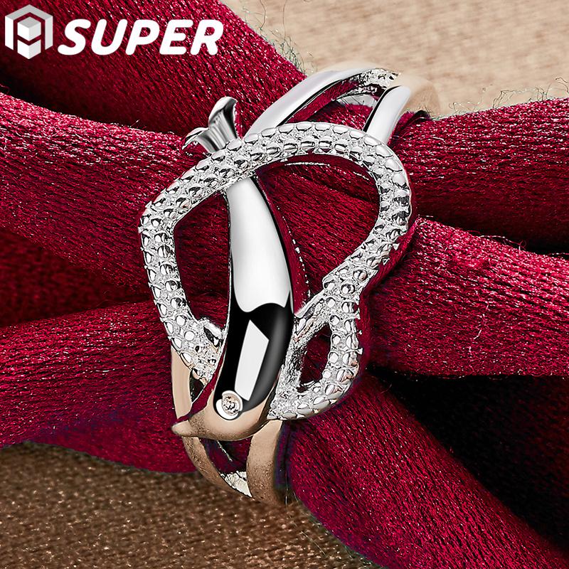 ๐ฌ 925 Sterling Silver Dolphin Heart Ring