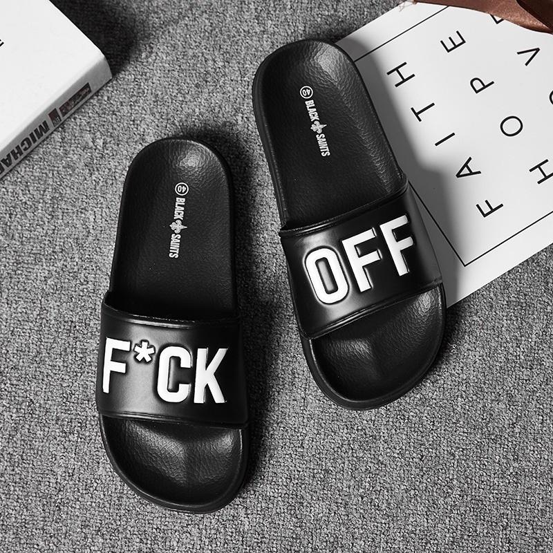 Unisex Fu*k Off Sliders