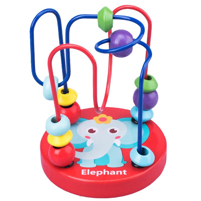 🎢 Montessori Wooden Bead Maze Roller Coaster 🎢