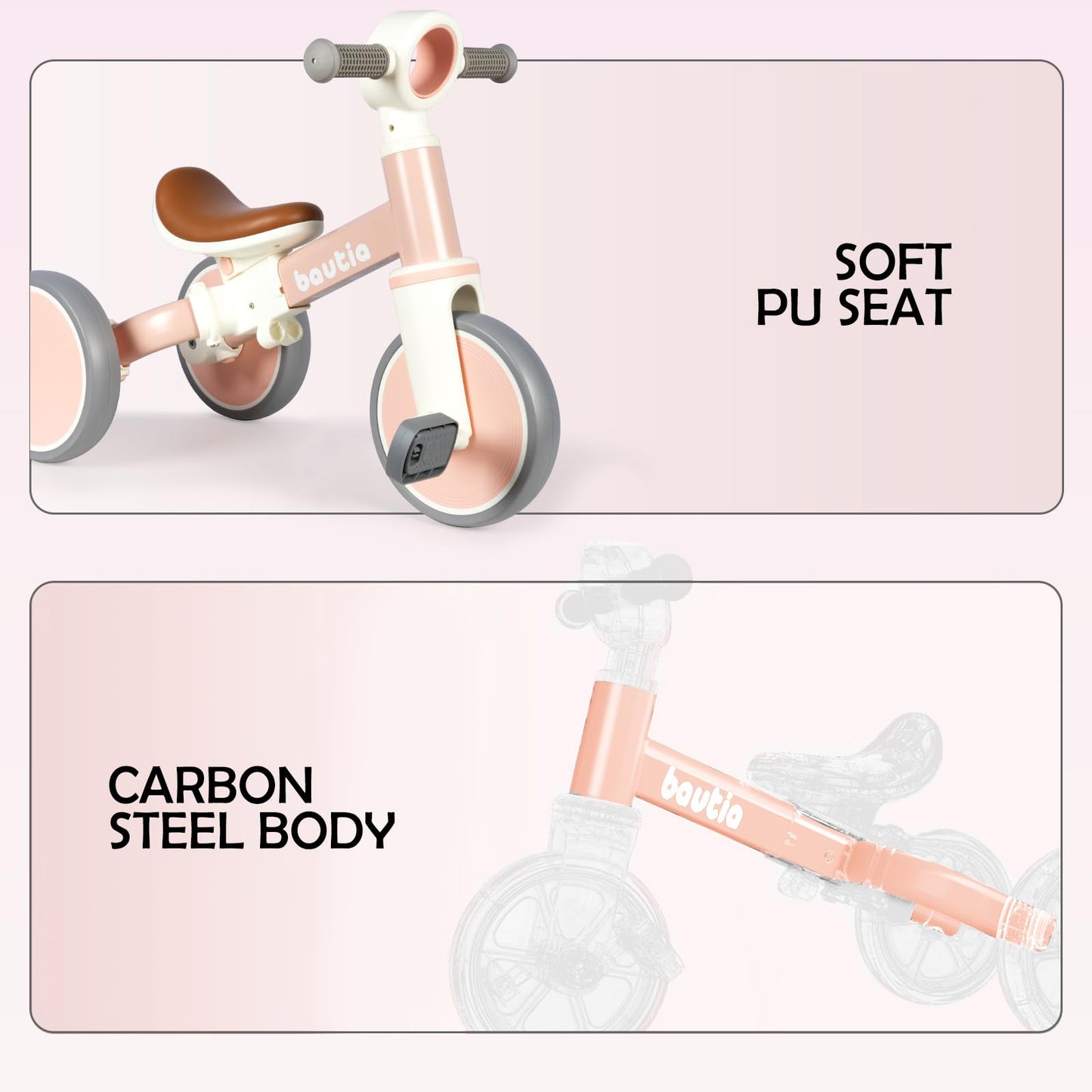 🚴 4-in-1 Toddler Tricycle & Balance Bike 🚴