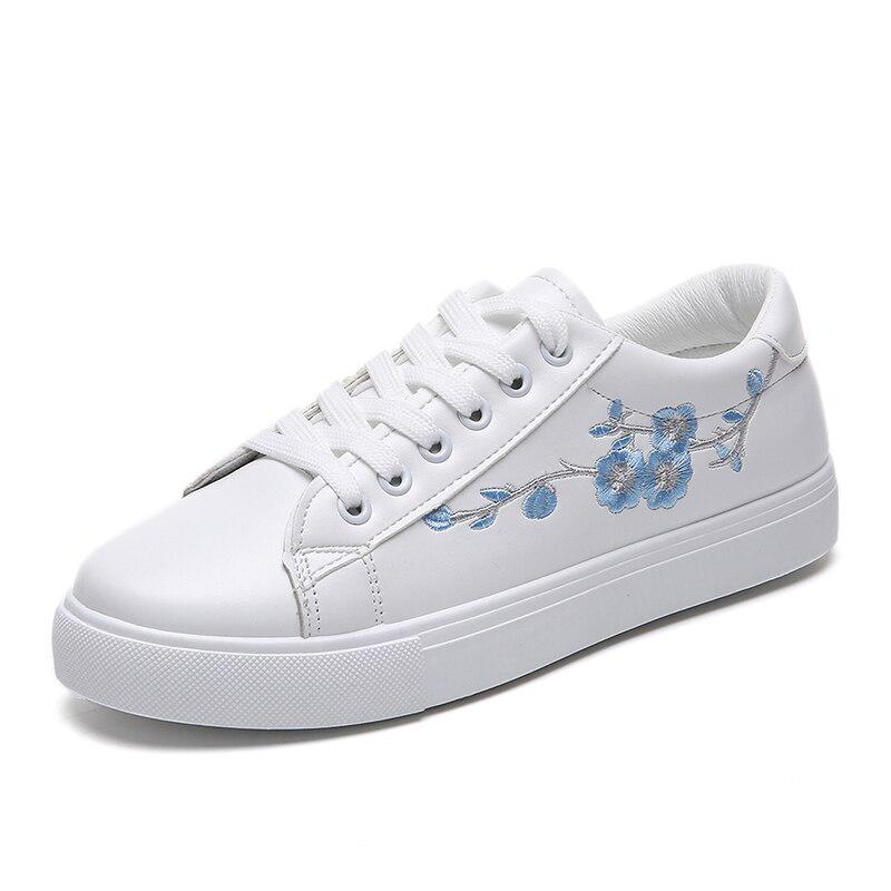 👟🌸 Blue & Pink Floral Trainers 🌸👟